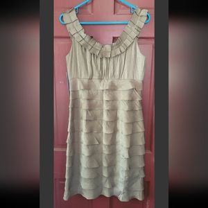 London Times Womens Ruffled Dress Size 10 NWT